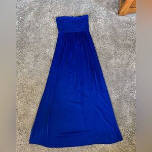 Beautiful royal blue BCBG MaxAzria maxi dress